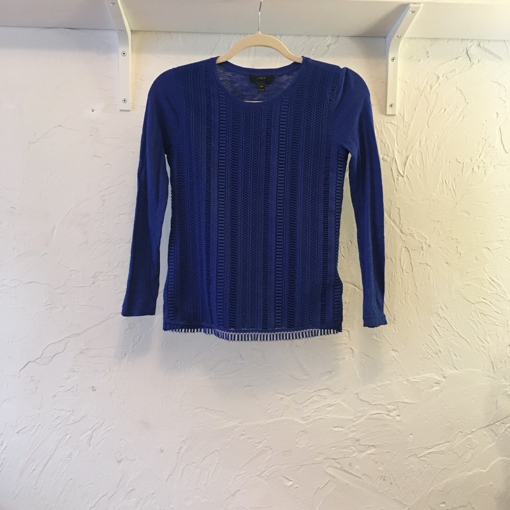 J. Crew Royal Blue Long Sleeve